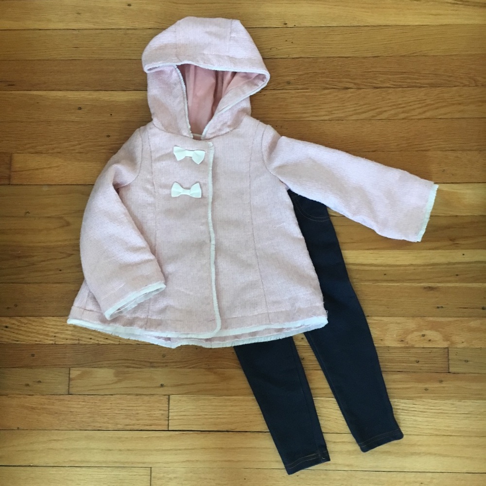 Max Studio 24M light hooded jacket and jeggings